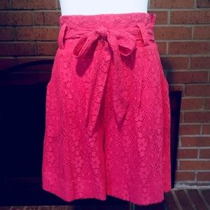 Giuliana Rancic Sexy Summer Lace Pink Shorts